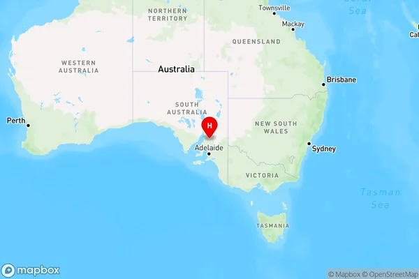 Hacklins Corner,South Australia Region Map