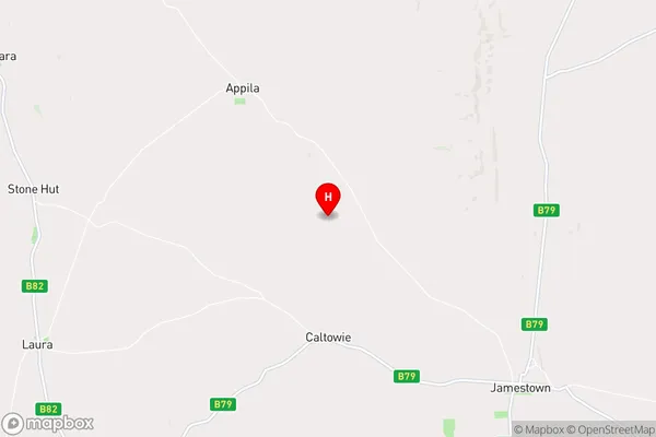 Caltowie North,South Australia Area Map