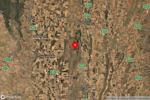 Bundaleer Gardens,South Australia Satellite Map