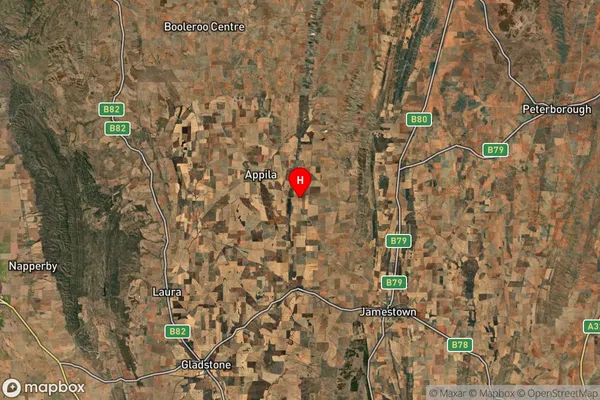 Hornsdale,South Australia Satellite Map