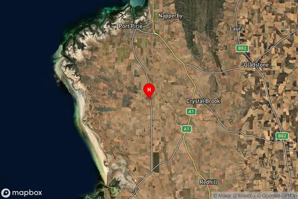 Lower Broughton,South Australia Satellite Map