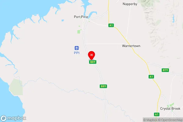 Pirie East,South Australia Area Map