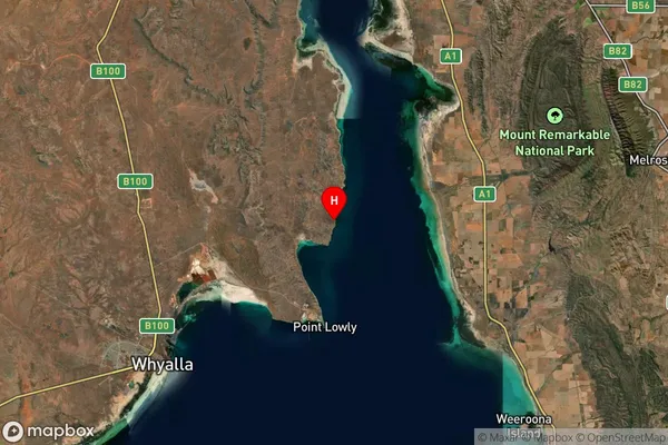 Douglas Point South,South Australia Satellite Map