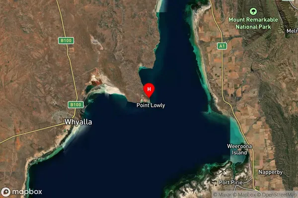 Point Lowly North,South Australia Satellite Map