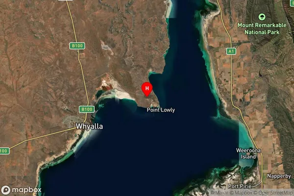 Port Bonython,South Australia Satellite Map