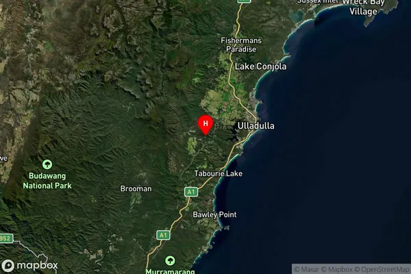 Woodburn,New South Wales Satellite Map