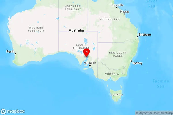 Whyalla Barson,South Australia Region Map