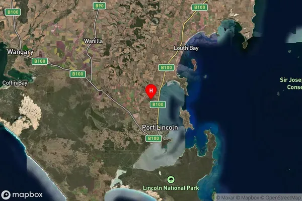 Tiatukia,South Australia Satellite Map