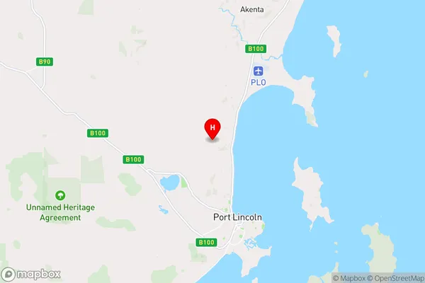 Tiatukia,South Australia Area Map