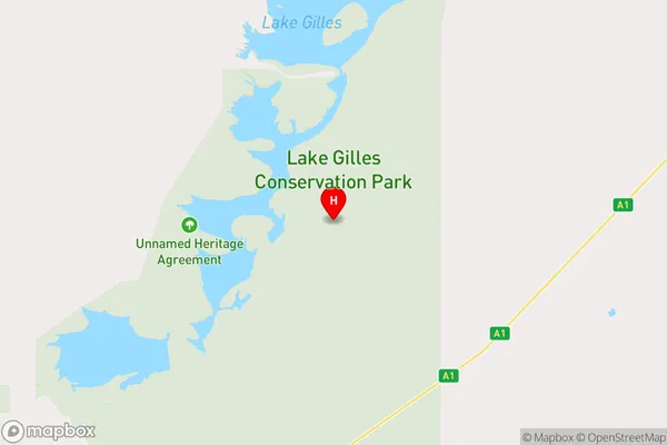 Lake Gilles,South Australia Area Map