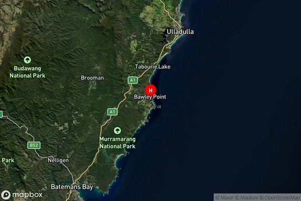 Bawley Point,New South Wales Satellite Map