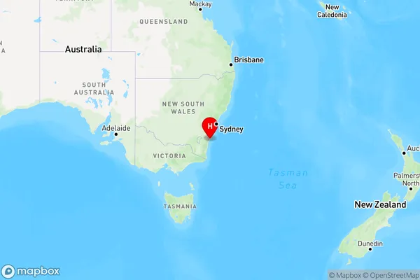 Bawley Point,New South Wales Region Map