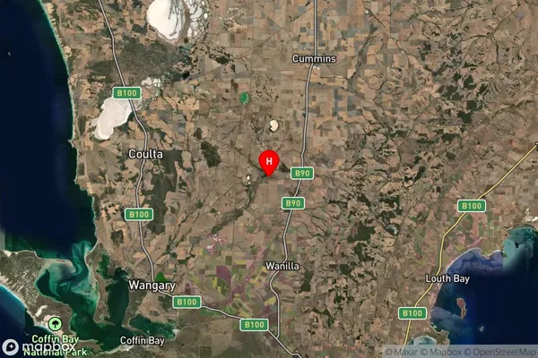 Edillilie,South Australia Satellite Map