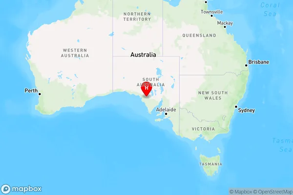 Lockes Claypan,South Australia Region Map