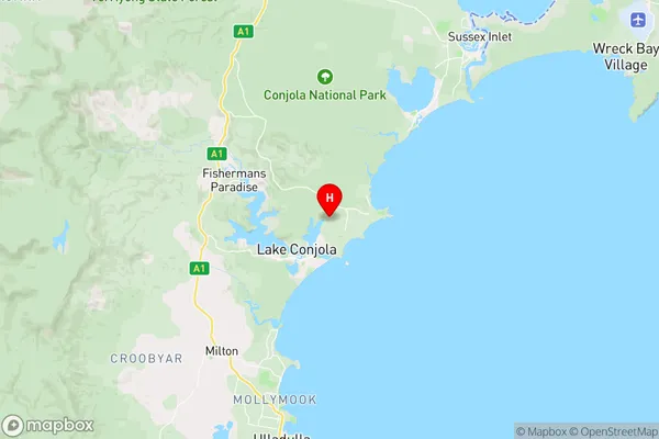 Berringer Lake,New South Wales Area Map