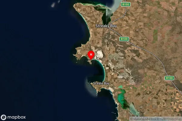 Yanerbie,South Australia Satellite Map