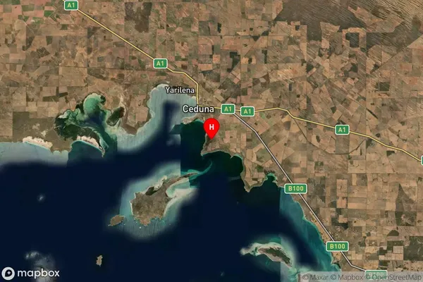 Ceduna Waters,South Australia Satellite Map
