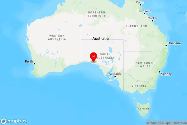 Mitchidy Moola,South Australia Region Map