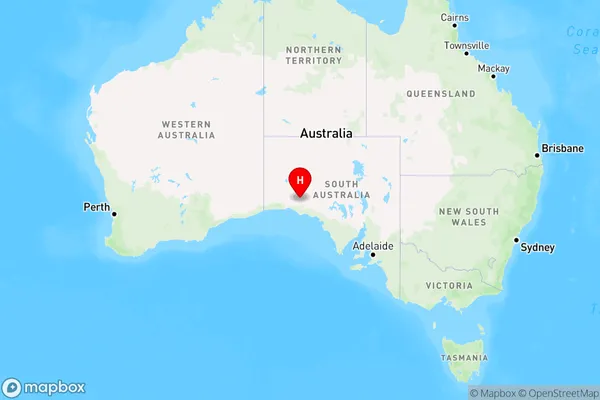 Yellabinna,South Australia Region Map