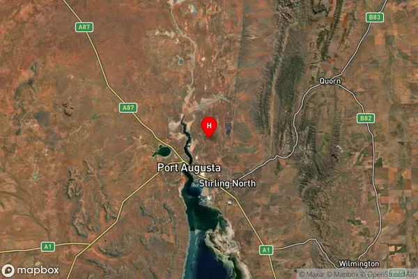 Wami Kata,South Australia Satellite Map