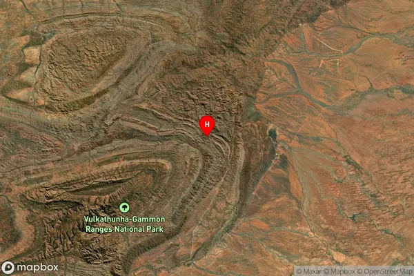Arkaroola Village,South Australia Satellite Map