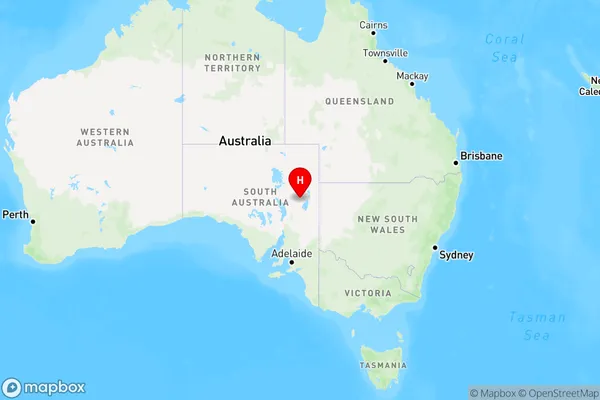 Arkaroola Village,South Australia Region Map