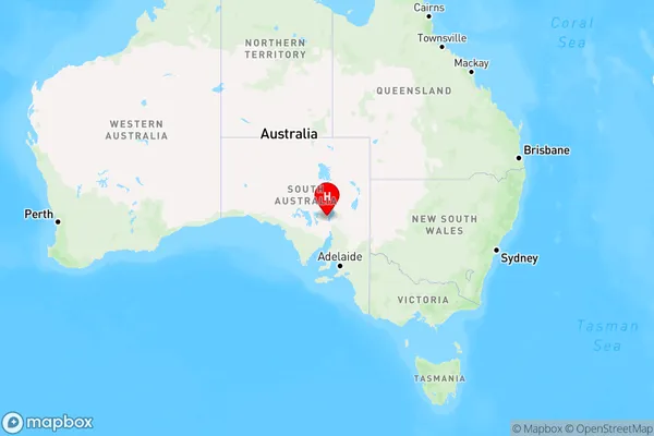 South Gap,South Australia Region Map