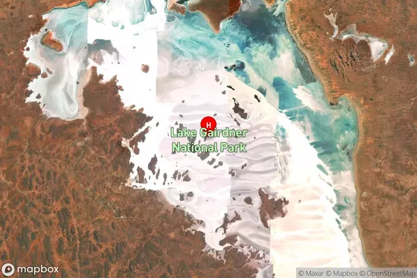 Lake Gairdner,South Australia Satellite Map