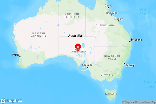 Bon Bon,South Australia Region Map