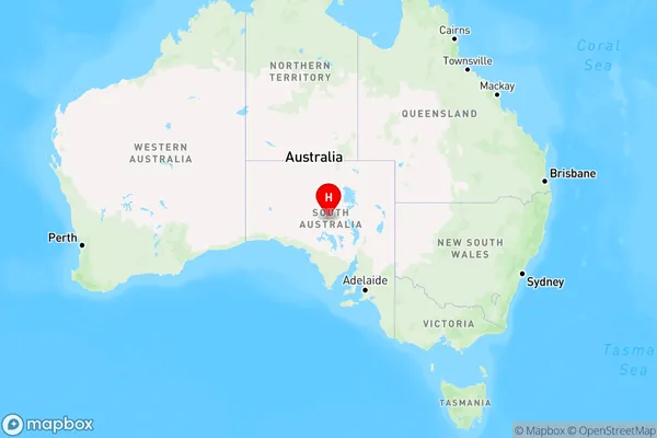 Mount Eba,South Australia Region Map