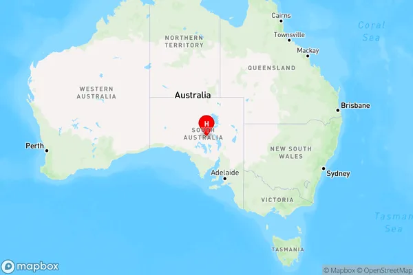 Parakylia,South Australia Region Map