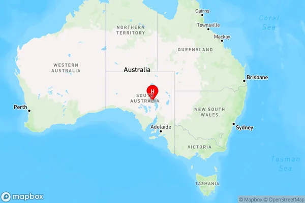 Andamooka Station,South Australia Region Map