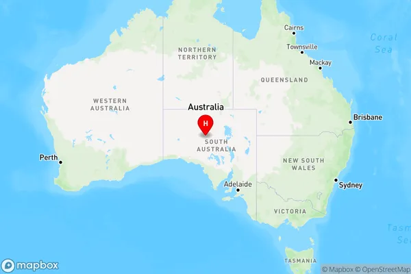 Mount Clarence Station,South Australia Region Map