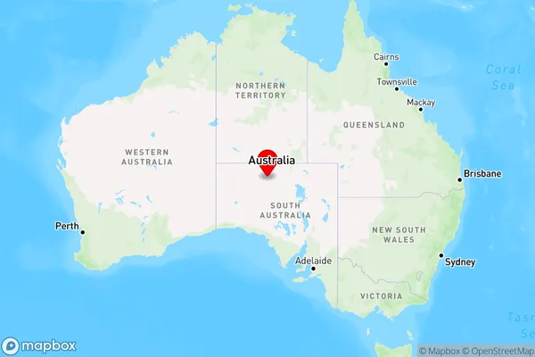 Welbourn Hill,South Australia Region Map