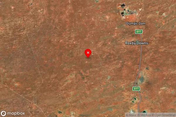 Roxby Downs Station,South Australia Satellite Map