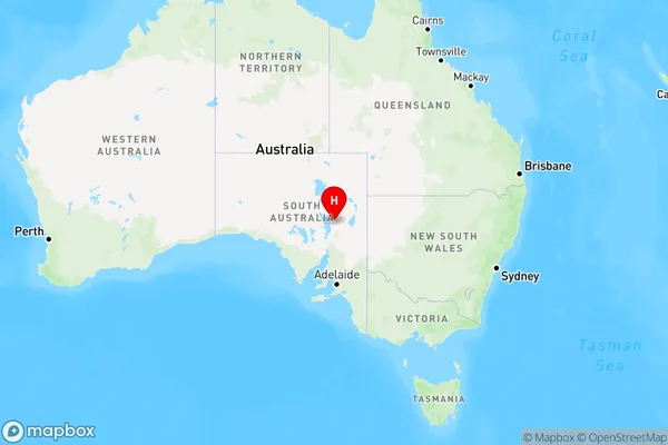 Beltana Station,South Australia Region Map