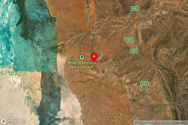 Nilpena,South Australia Satellite Map