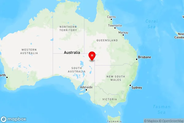 Gidgealpa,South Australia Region Map