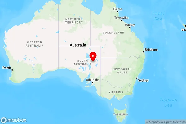 Mount Lyndhurst,South Australia Region Map