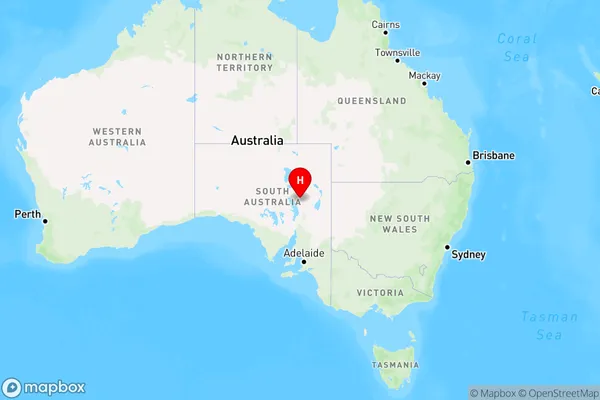 Myrtle Springs,South Australia Region Map