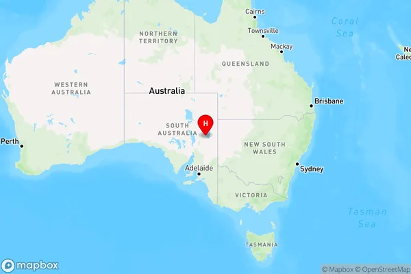 Wertaloona,South Australia Region Map