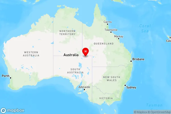 Alton Downs Station,South Australia Region Map