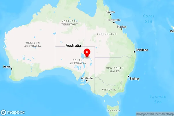 Dulkaninna,South Australia Region Map