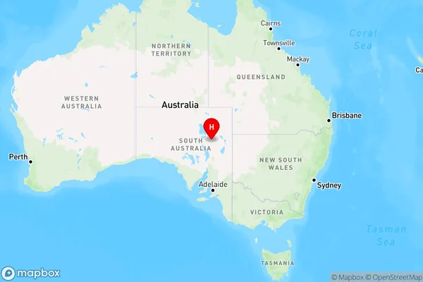 Mundowdna,South Australia Region Map