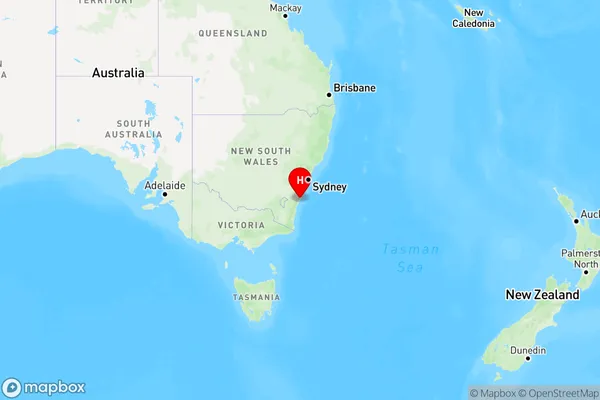 Mollymook,New South Wales Region Map