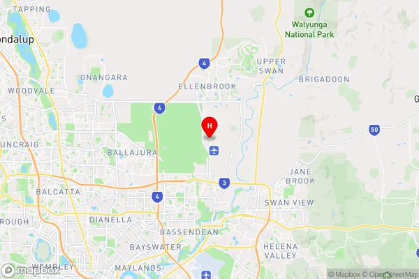 Brabham,Western Australia Area Map