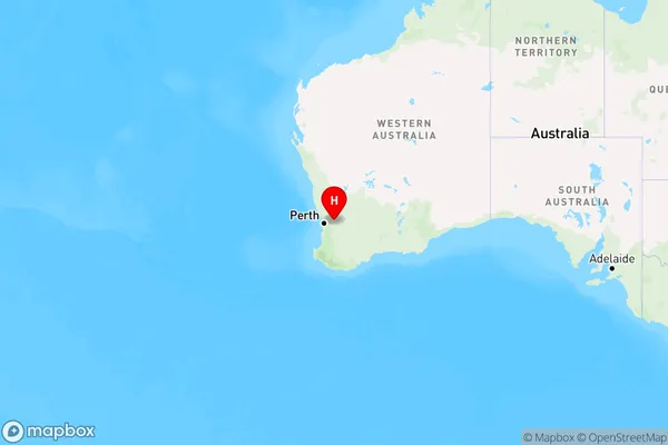 St Ronans,Western Australia Region Map