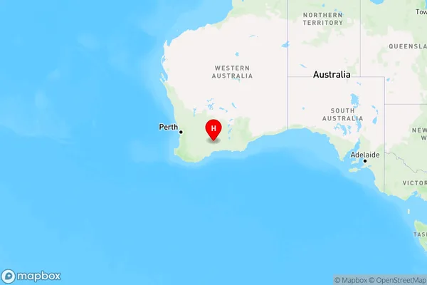 Hatter Hill,Western Australia Region Map