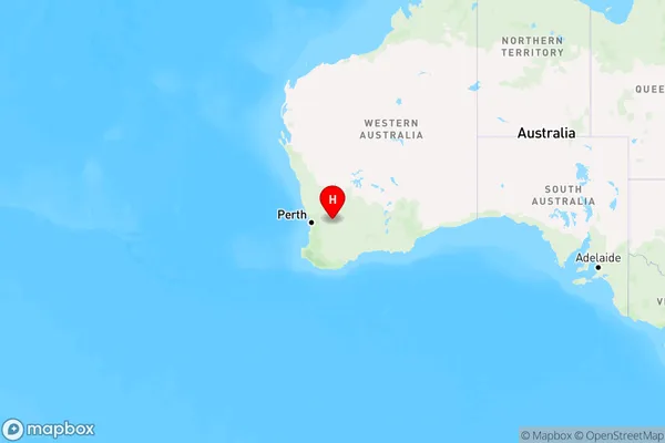 Mount Stirling,Western Australia Region Map