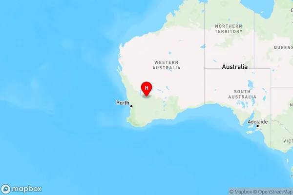 Elachbutting,Western Australia Region Map